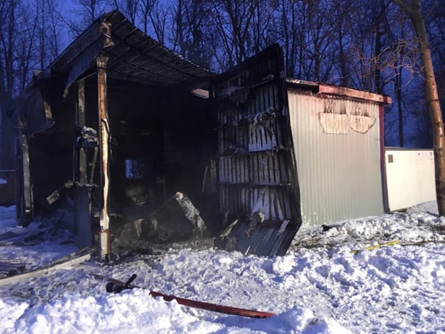 Fire destroys Jones Baseline garage/shop post image