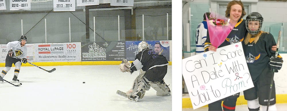 Lots of scoring as students beat OPP officers in charity game post image