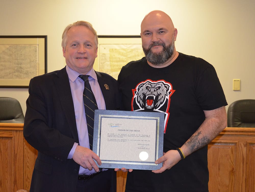 Township recognizes Order of the Bear volunteers post image