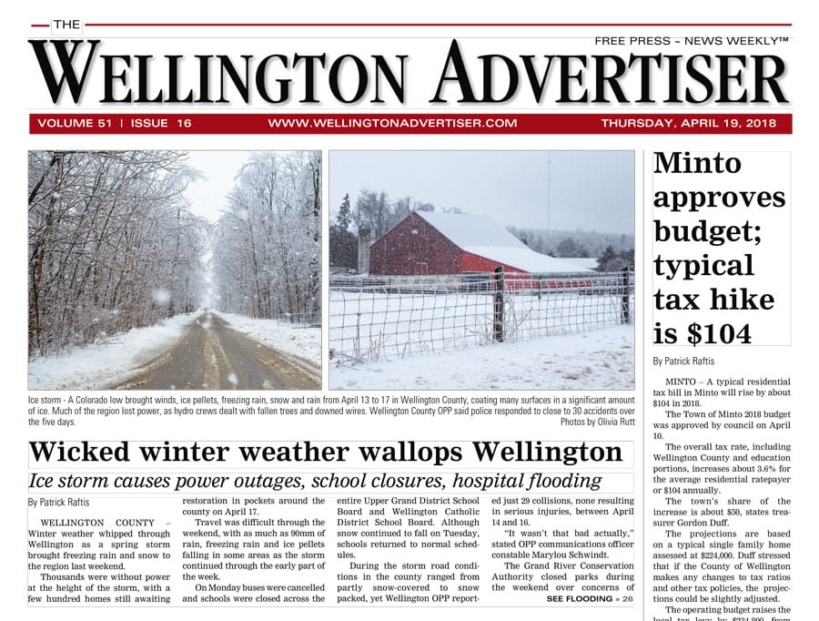 Advertiser receives national awards for best editorial page, headline post image