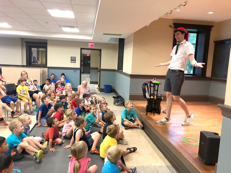 The Bumbling Bert Magic Show entertained audiences at Harriston library post image