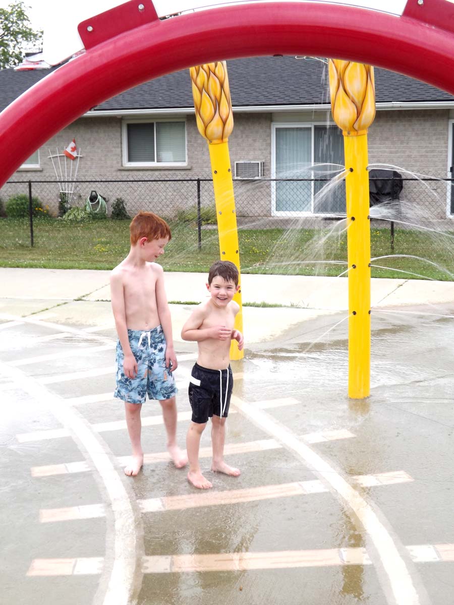 Palmerston Splash Pad was a cool destination during soaring temperatures post image