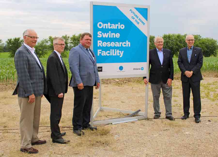 Province announces $15-million swine research facility in Elora post image