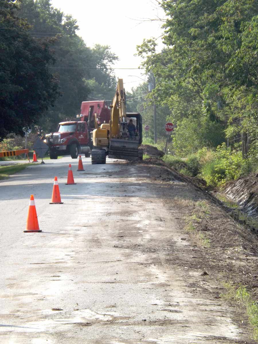 Road construction in Alma post image