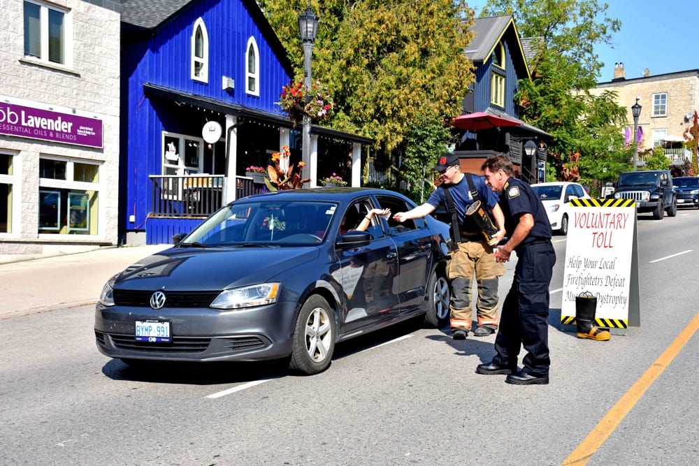 Centre Wellington firefighters host road toll for Muscular Dystrophy post image