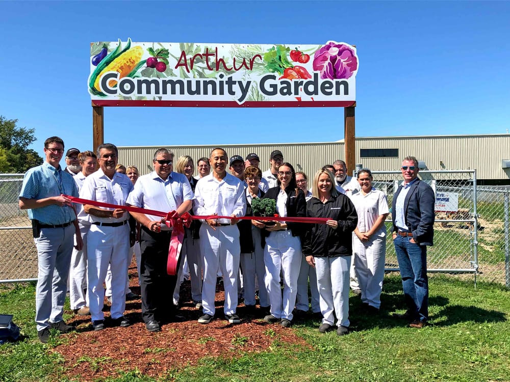 Musashi Auto Parts  opens Arthur Community Garden post image