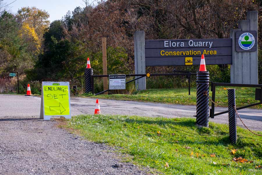 Elora Quarry site of film set for a television series post image
