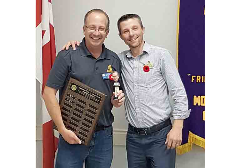 The Optimist Club of Moorefield present their club awards post image