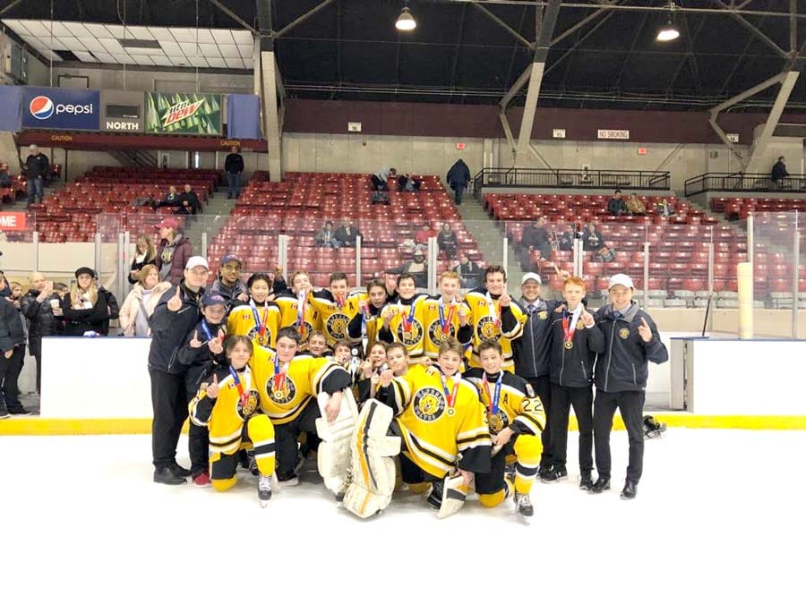 Mapleton athletes win gold with Waterloo Wolves Minor Bantams post image