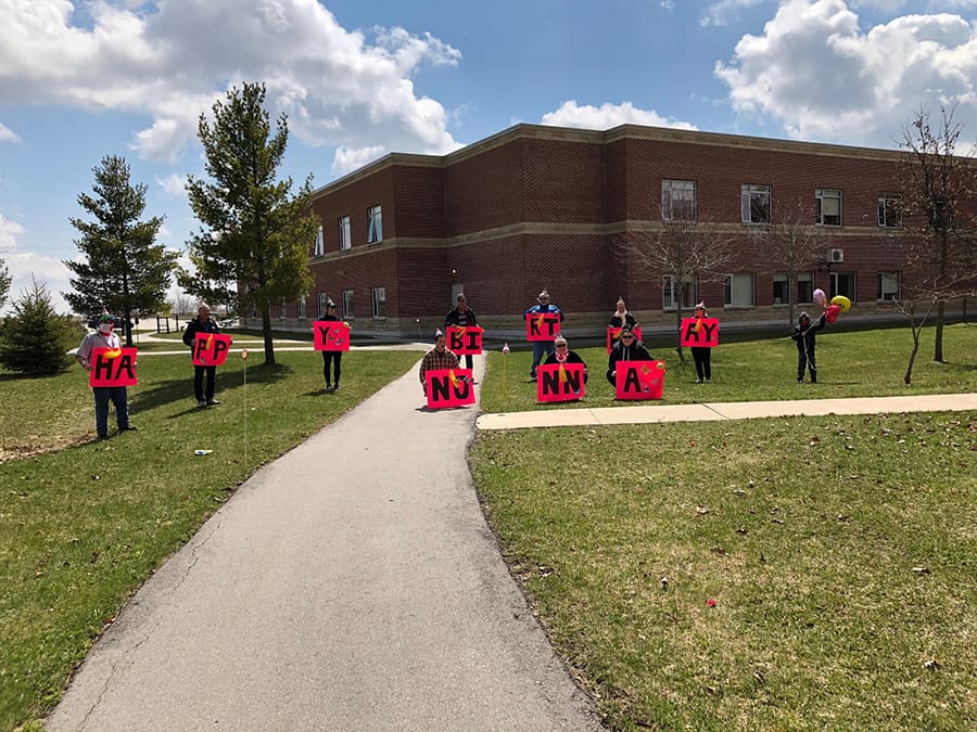 Birthday wishes brought to Wellington Terrace post image