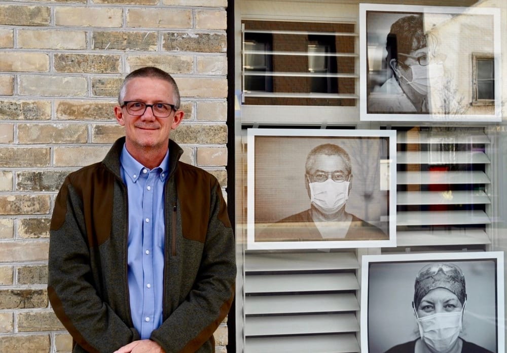 Doctor uses photography to put face on struggles of frontline workers post image