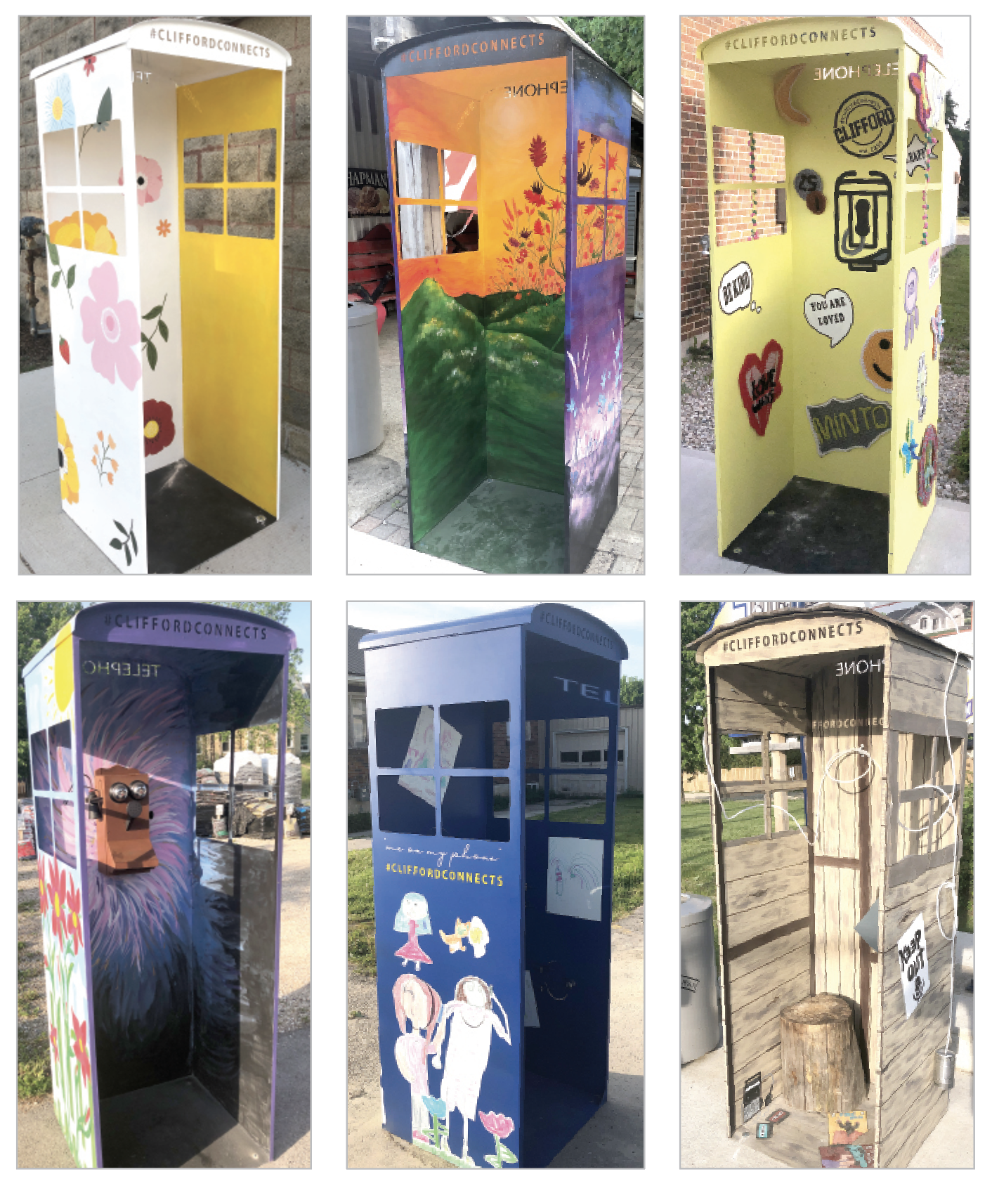 ‘These Booths Were Made for Talking’ public art project unveiled in Clifford post image