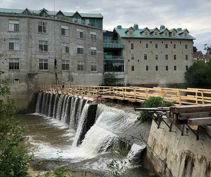 Work on Wilson Dam continues in Fergus post image
