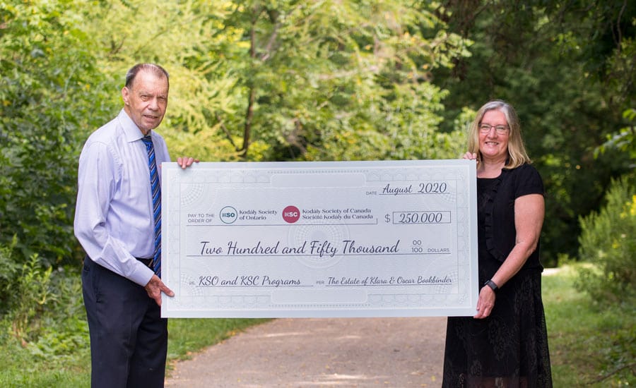 Bookbinders leave $250,000 musical gift to Kodály Society of Canada post image