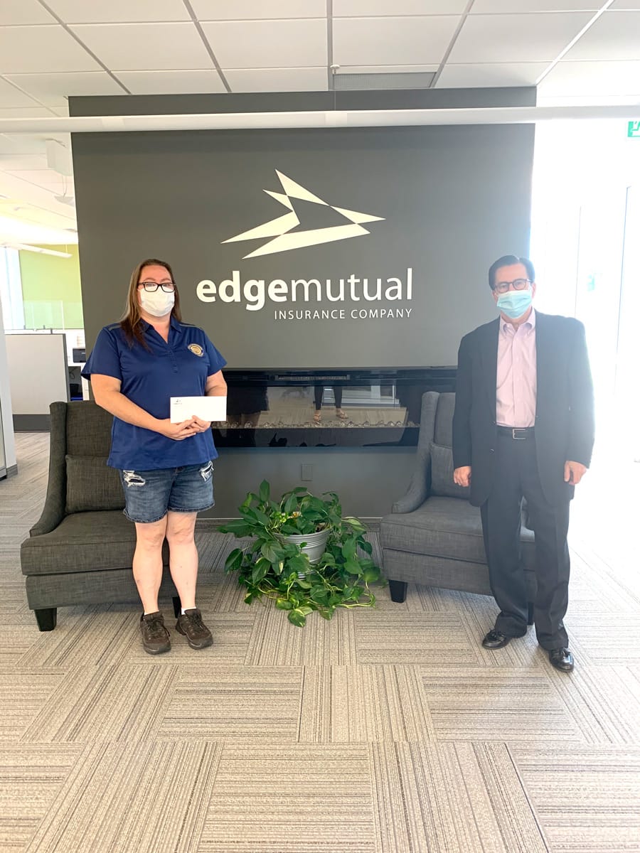 Optimist Club of Alma receives a donation from Drayton-based business post image