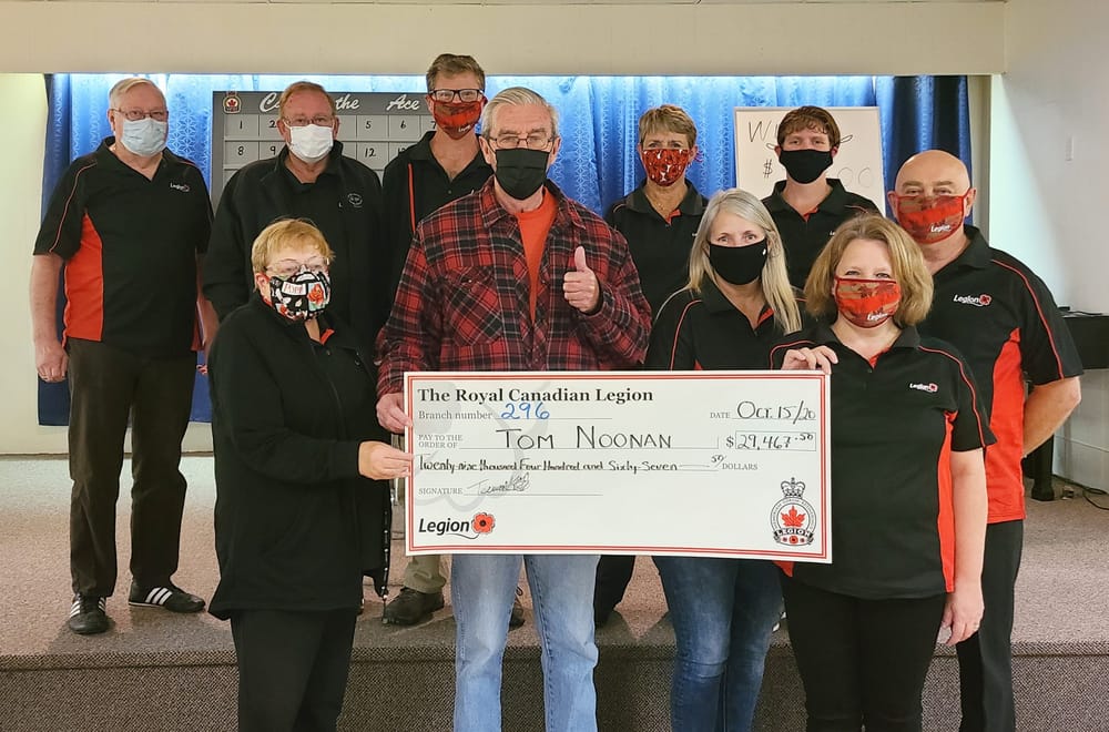 Mount Forest man wins $30,000 in Harriston Legion's Catch the Ace draw post image