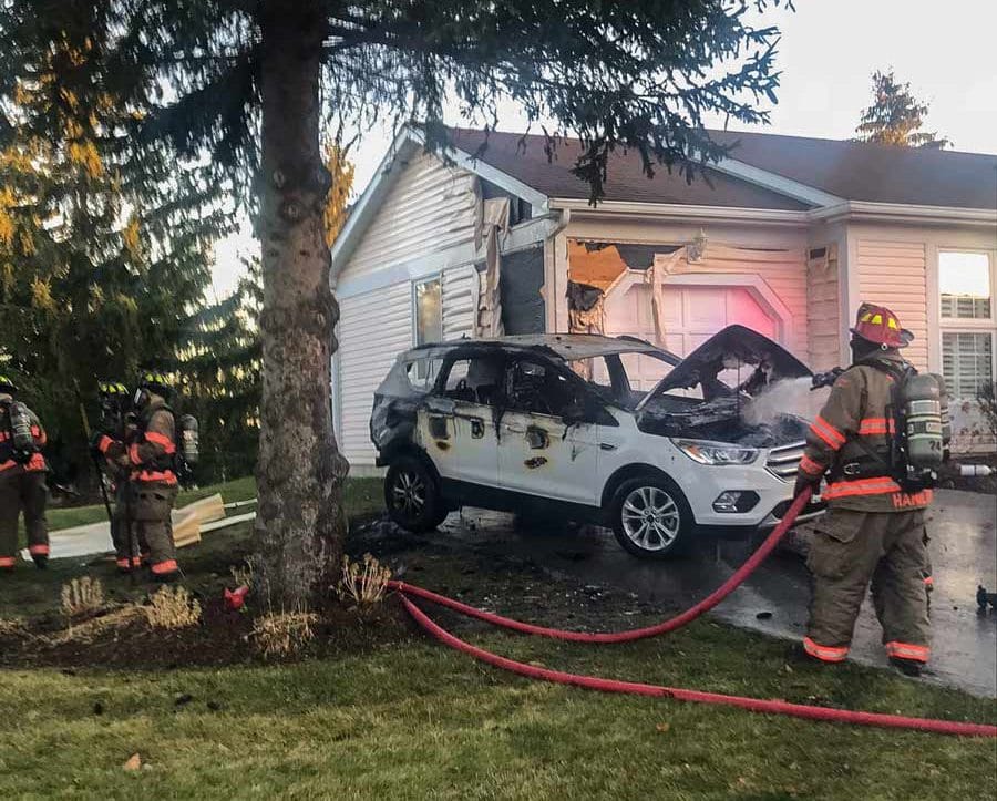 Pine Meadows staff help save house from vehicle fire post image