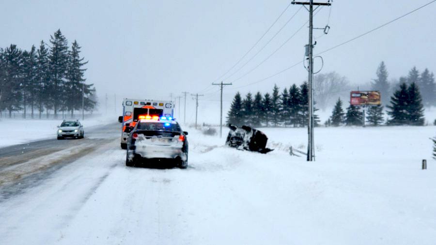 No injuries after a single-vehicle rollover north of Harriston post image