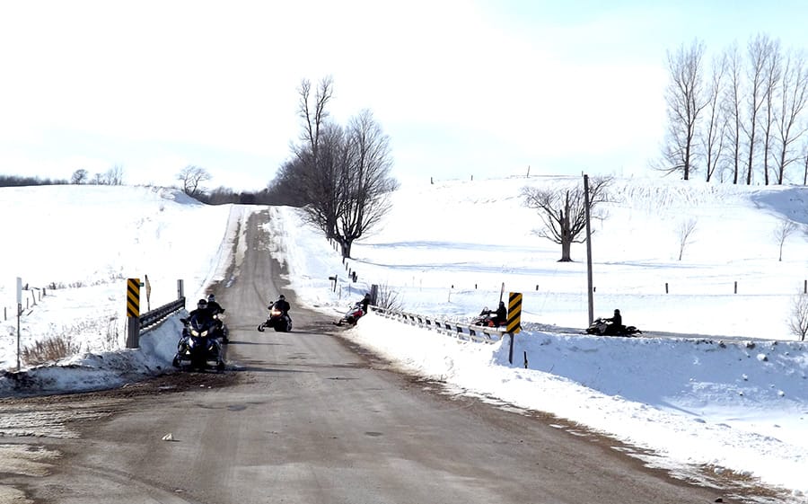 Snowmobile trails busy after recent snowfalls post image
