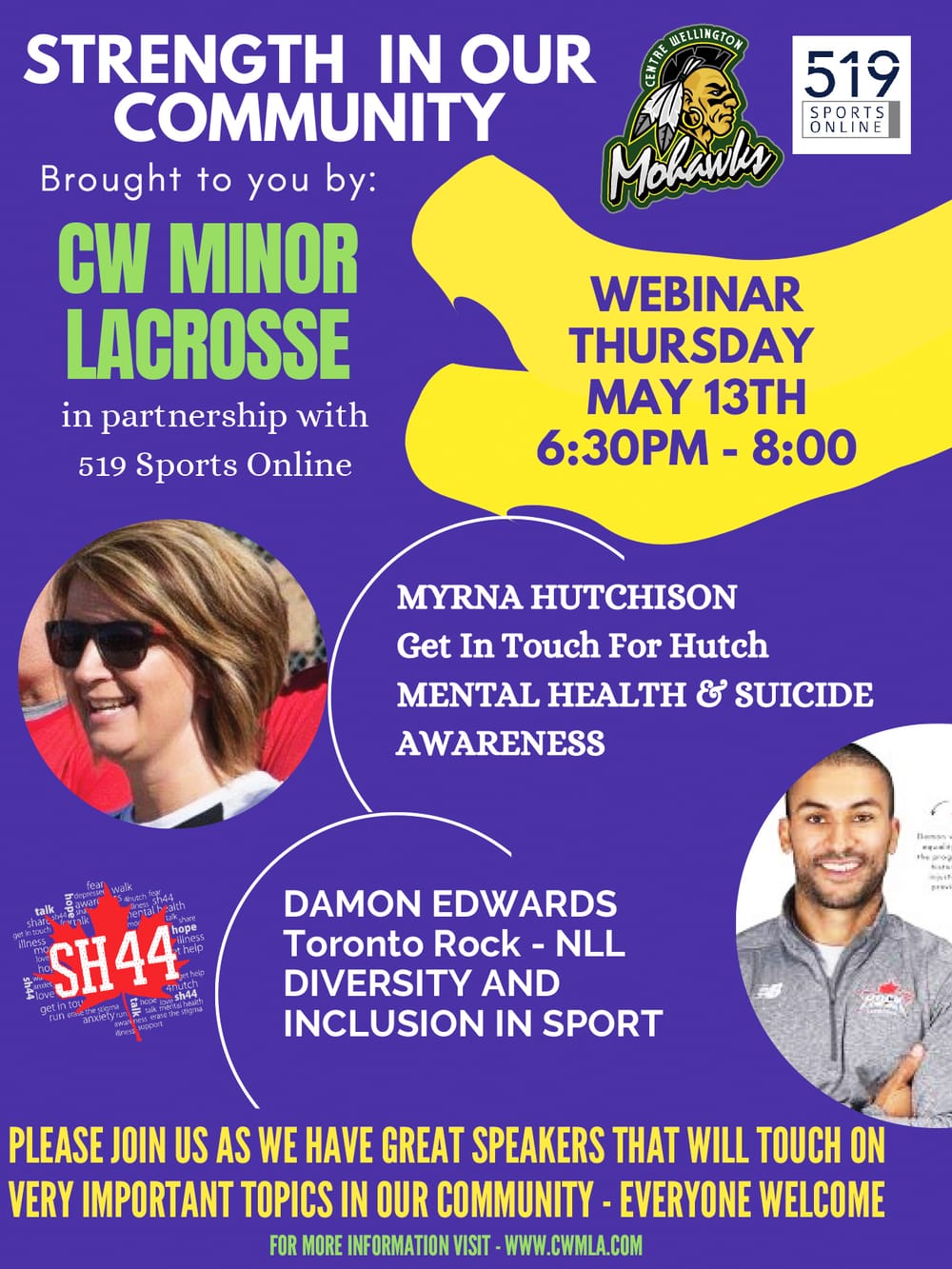 CW Minor Lacrosse to host webinar on diversity in sport, mental health awareness post image