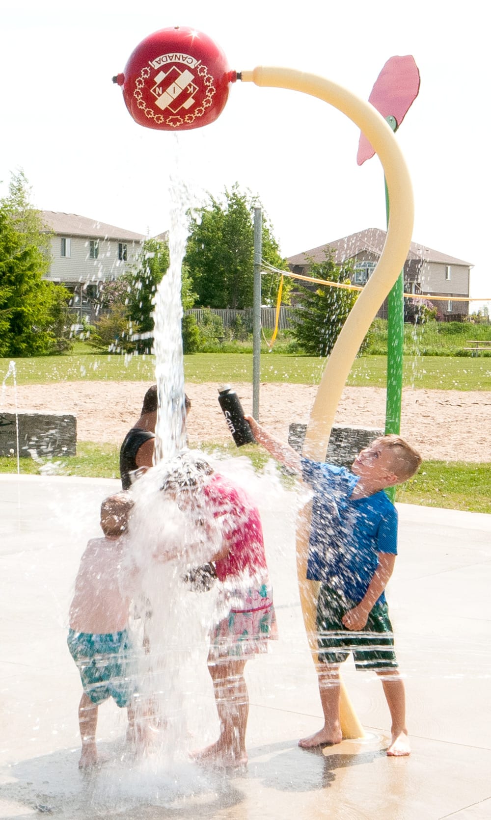 Splash pad at ABC Park is the coolest spot in Drayton post image