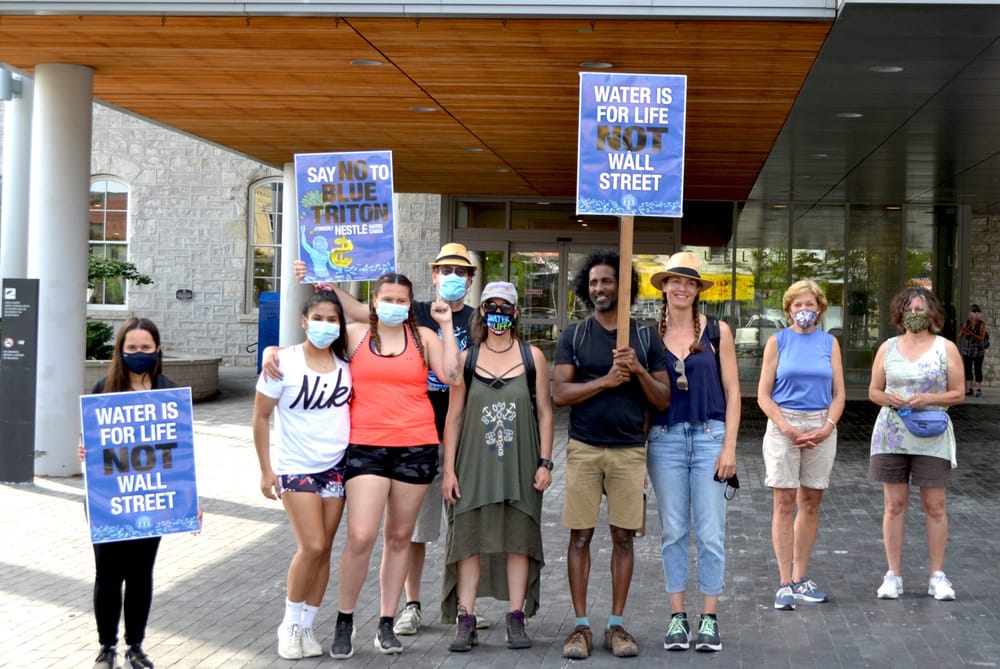 Residents protest BlueTriton’s applications for water permit renewals post image