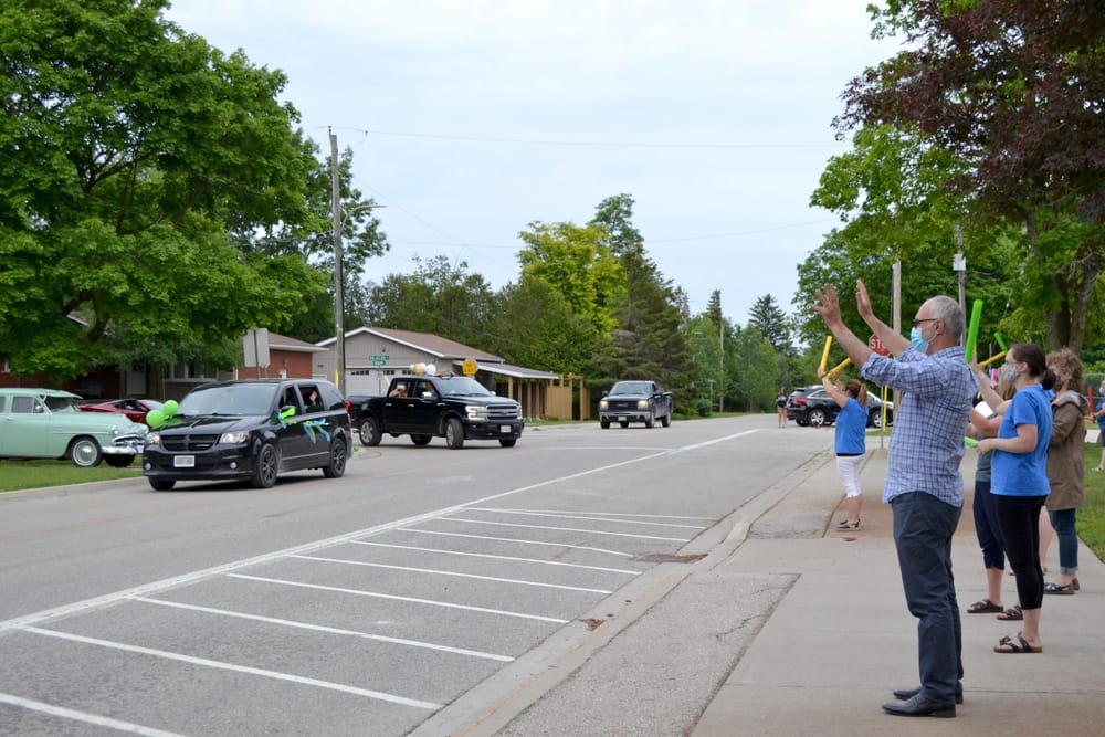 Rockwood Centennial Public School held a drive-by Grade 8 graduation ceremony post image