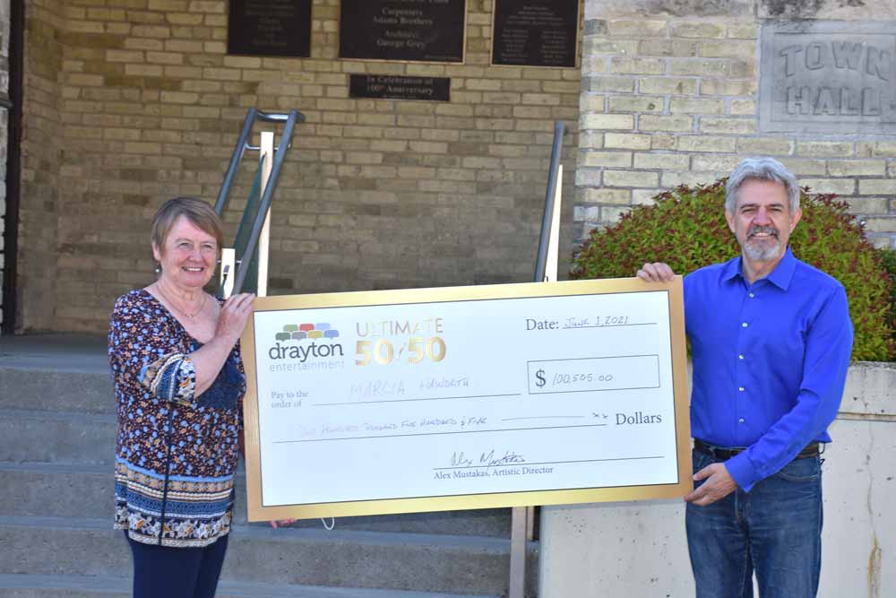Rockwood woman wins $100,000 in Drayton Entertainment’s 50/50 Draw post image