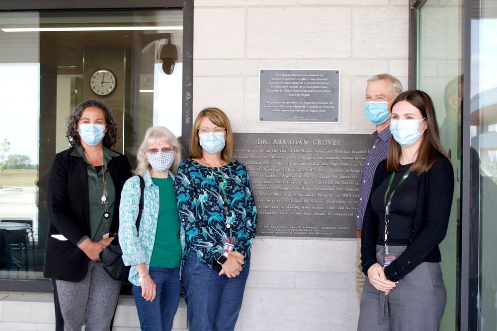 Wellington County Historical Society and Groves Hospital unveil a Historical Information Plaque for Dr. Groves post image
