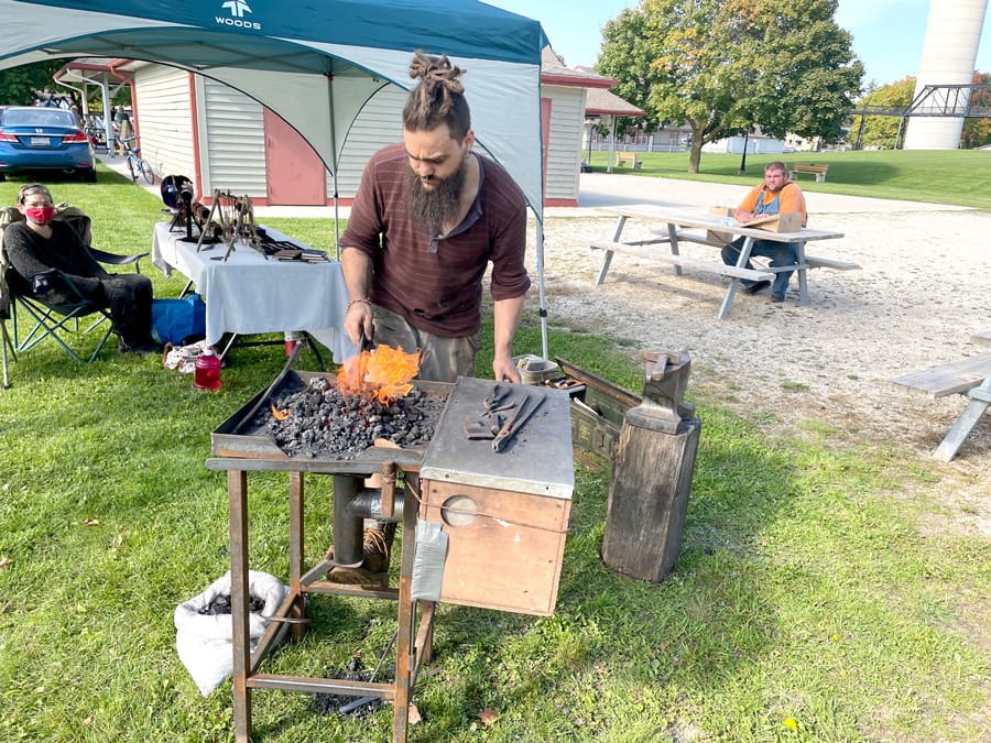 Blacksmith demonstrations part of Culture Days in Minto post image