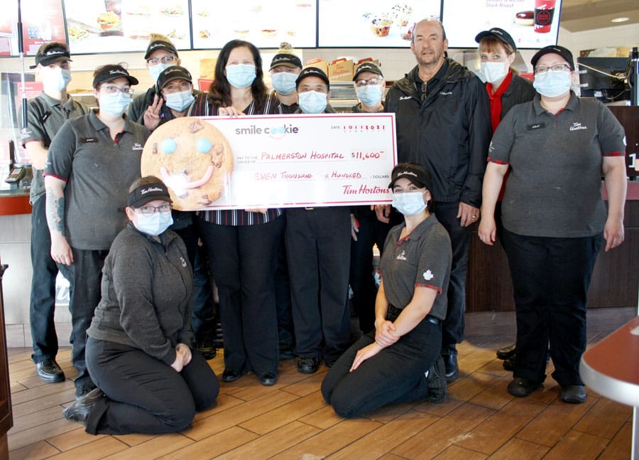 Palmerston Tim Horton's Smile Cookie campaign a success for local hospital post image