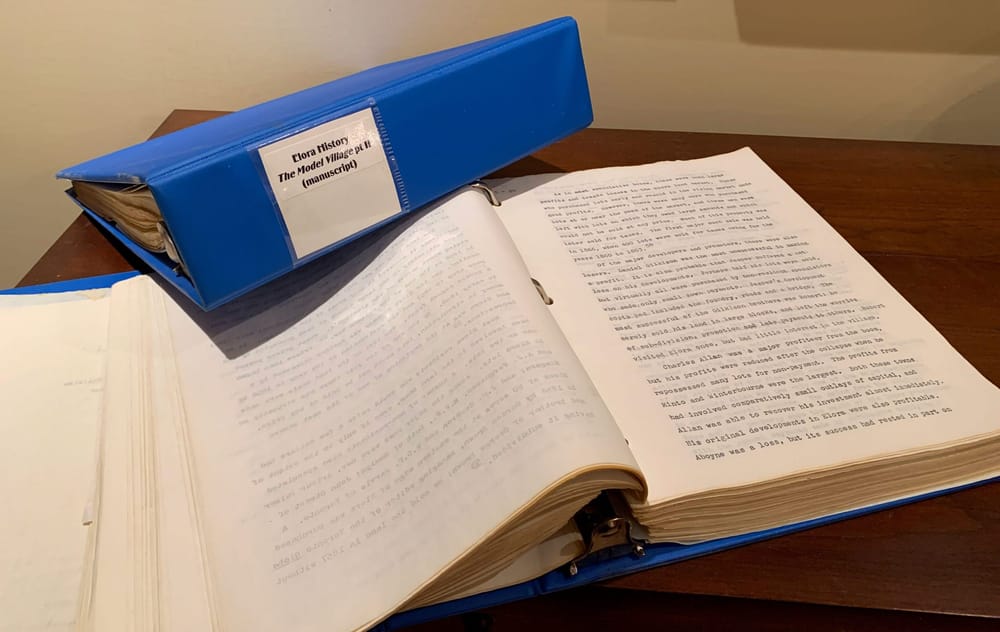 Manuscript on Elora’s history carries on legacy of late historian Stephen Thorning post image