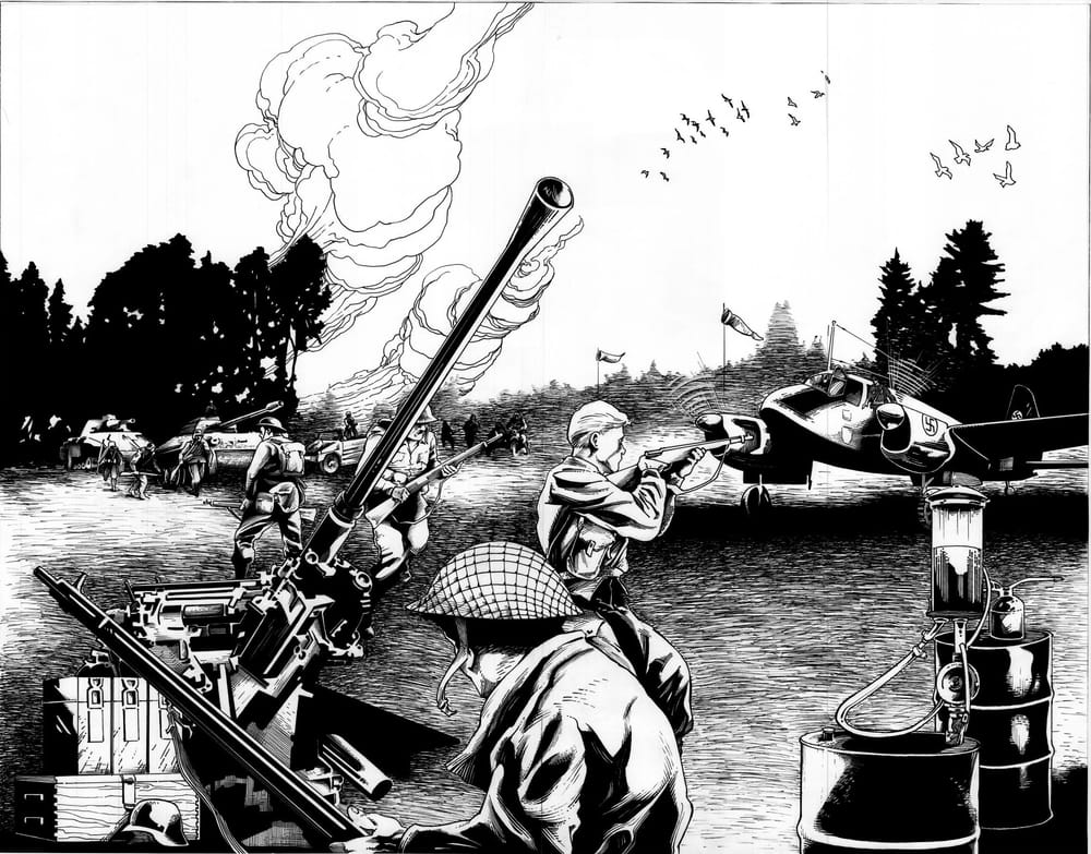 Mount Forest resident and London-based writer collaborate on WWII-based graphic novel post image
