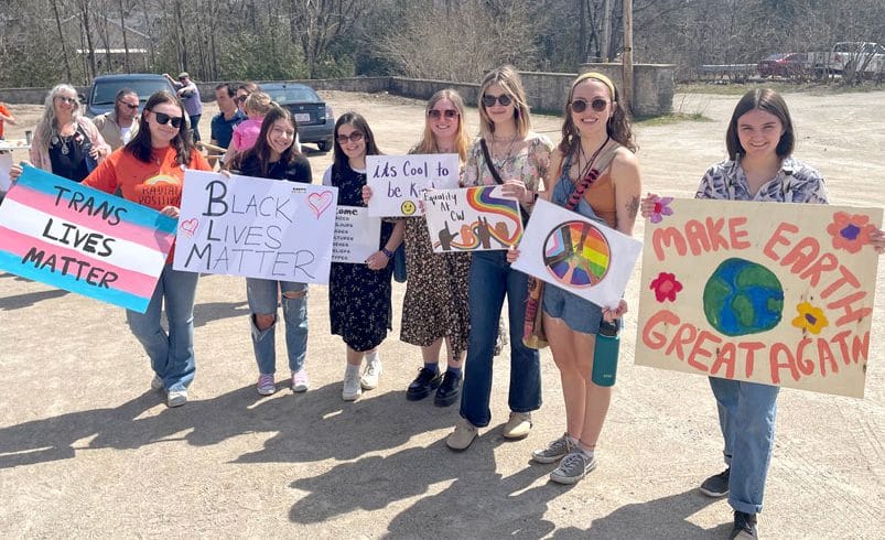 Local youth draw attention to social issues at justice march post image