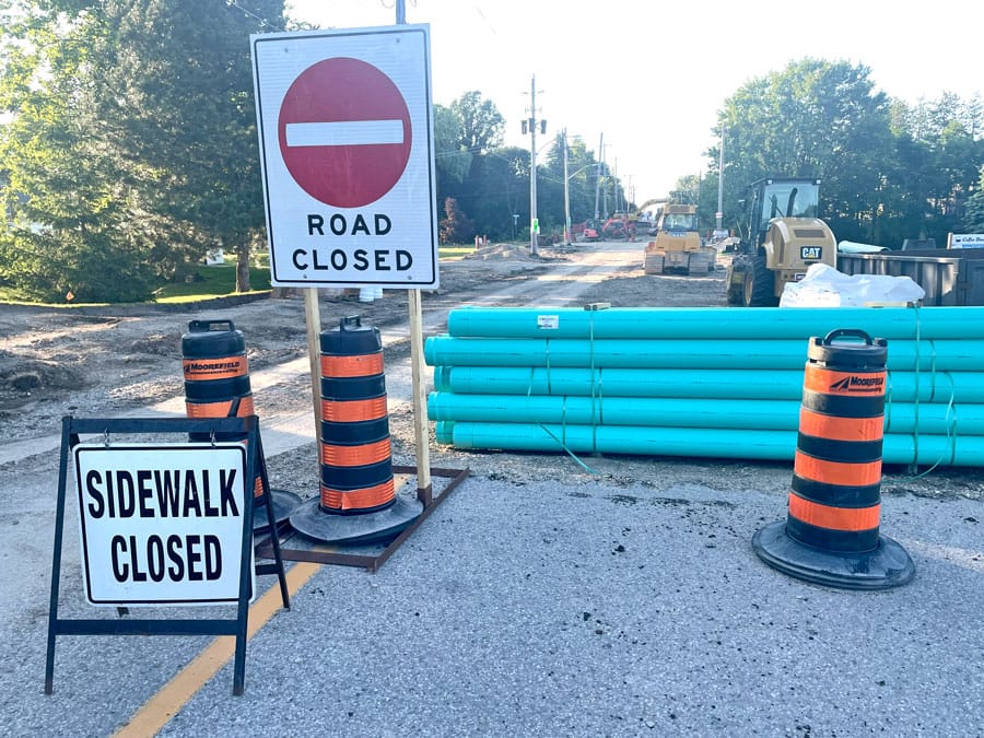 Reconstruction of Whites Road expected to continue to end of October post image