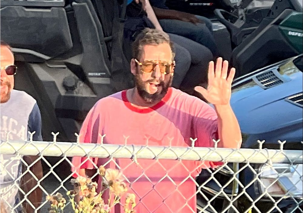 Actor Adam Sandler films movie at Elora Quarry post image