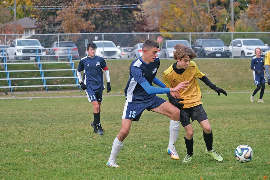 CWDHS junior boys team competed at D10 championships post image