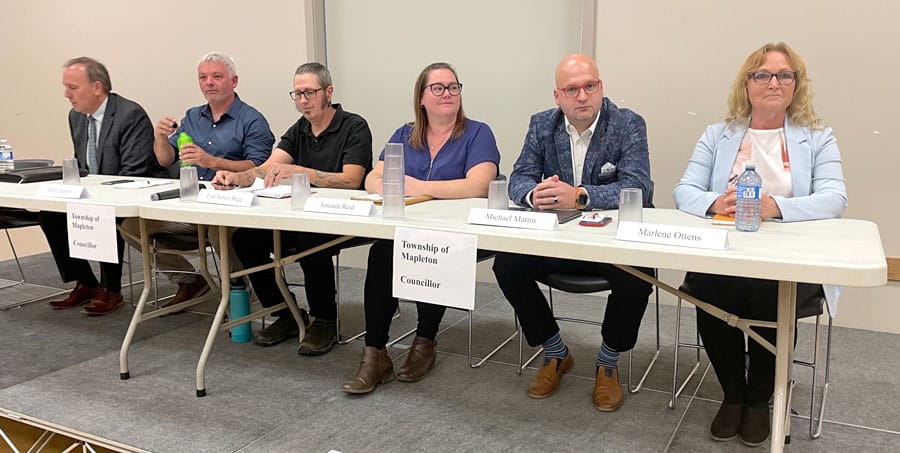 Mapleton candidates square off at election forum in Alma post image