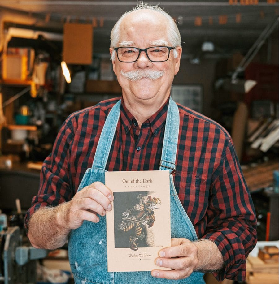 Wesley Bates hosts open studio event to launch book of engravings post image