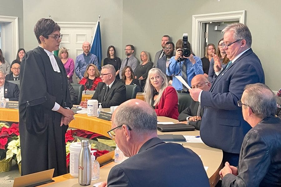 Lennox elected warden of Wellington County post image