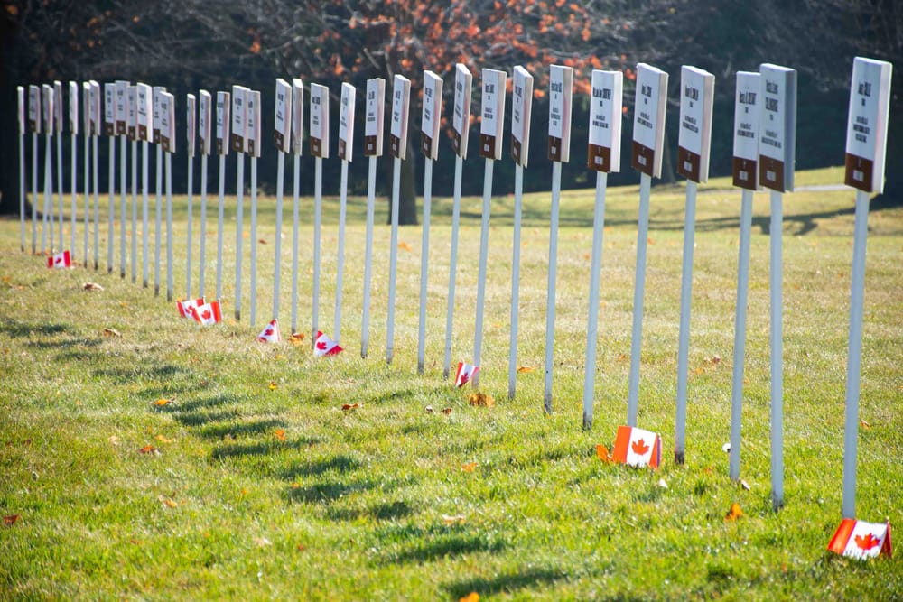 'We Will Remember Them' display an invitation to learn personal history of veterans post image