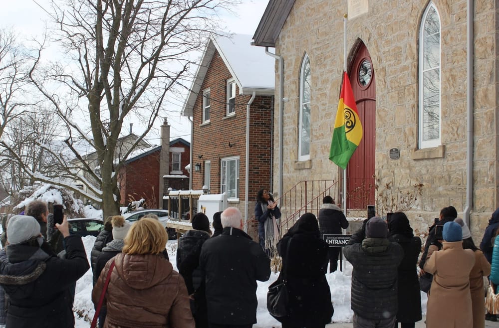 GBHS kicks off Black Heritage Month with flag raising post image