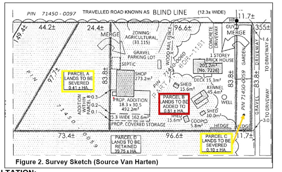 Council requires tree compensation plan for severance proposal post image