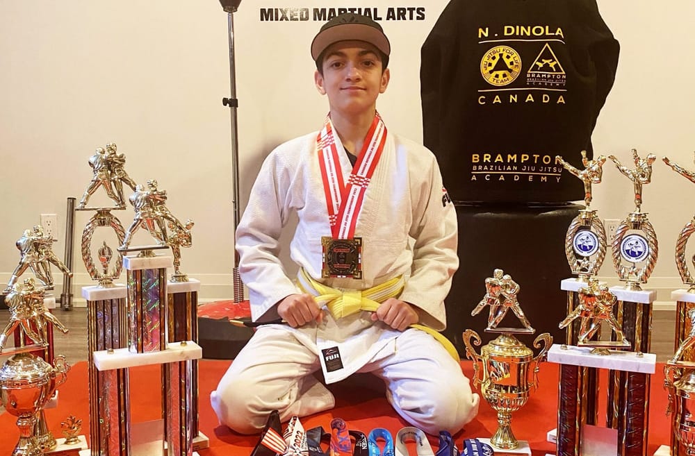 Noah DiNola to fight in Kazakhstan with Canadian jiu jitsu team post image