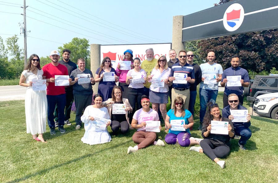 Wellington Group of Companies raises over $10,000 for Canadian Cancer Society post image