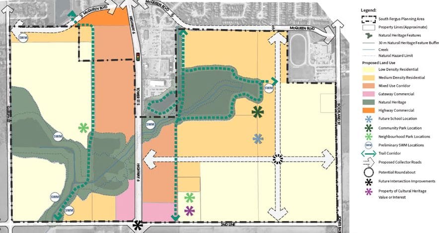 Council approves updated version of Fergus South Secondary Plan post image