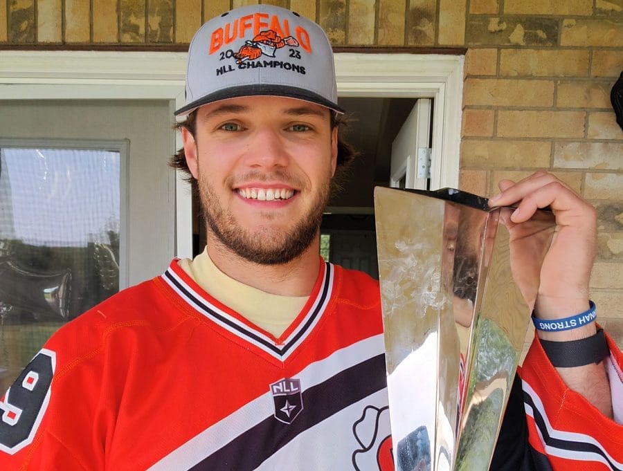Carter McKenzie brings NLL trophy home to Fergus post image