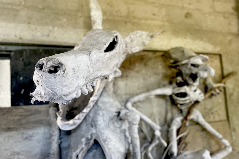 ‘Monstrous’ transformations: life-sized monsters undergo restoration post image