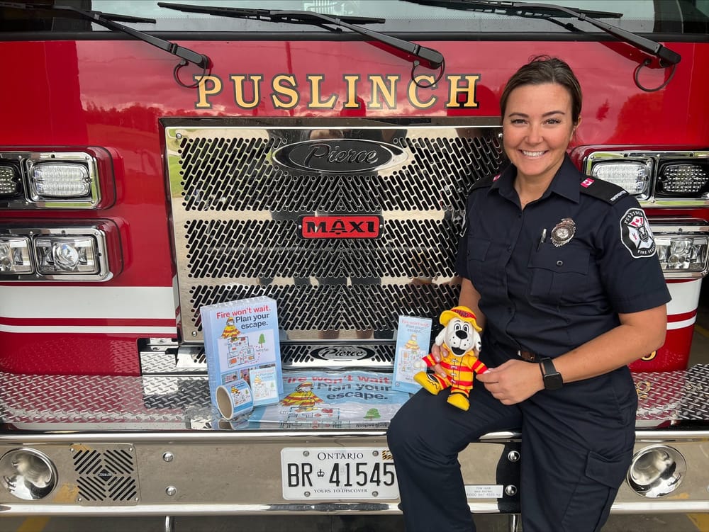 Sparky helps kick off celebrations for National Fire Prevention Week post image