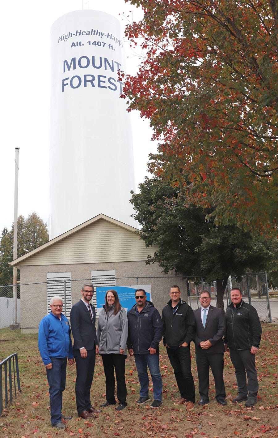 Water tower refurbishment celebrated in Mount Forest post image